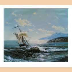 На море